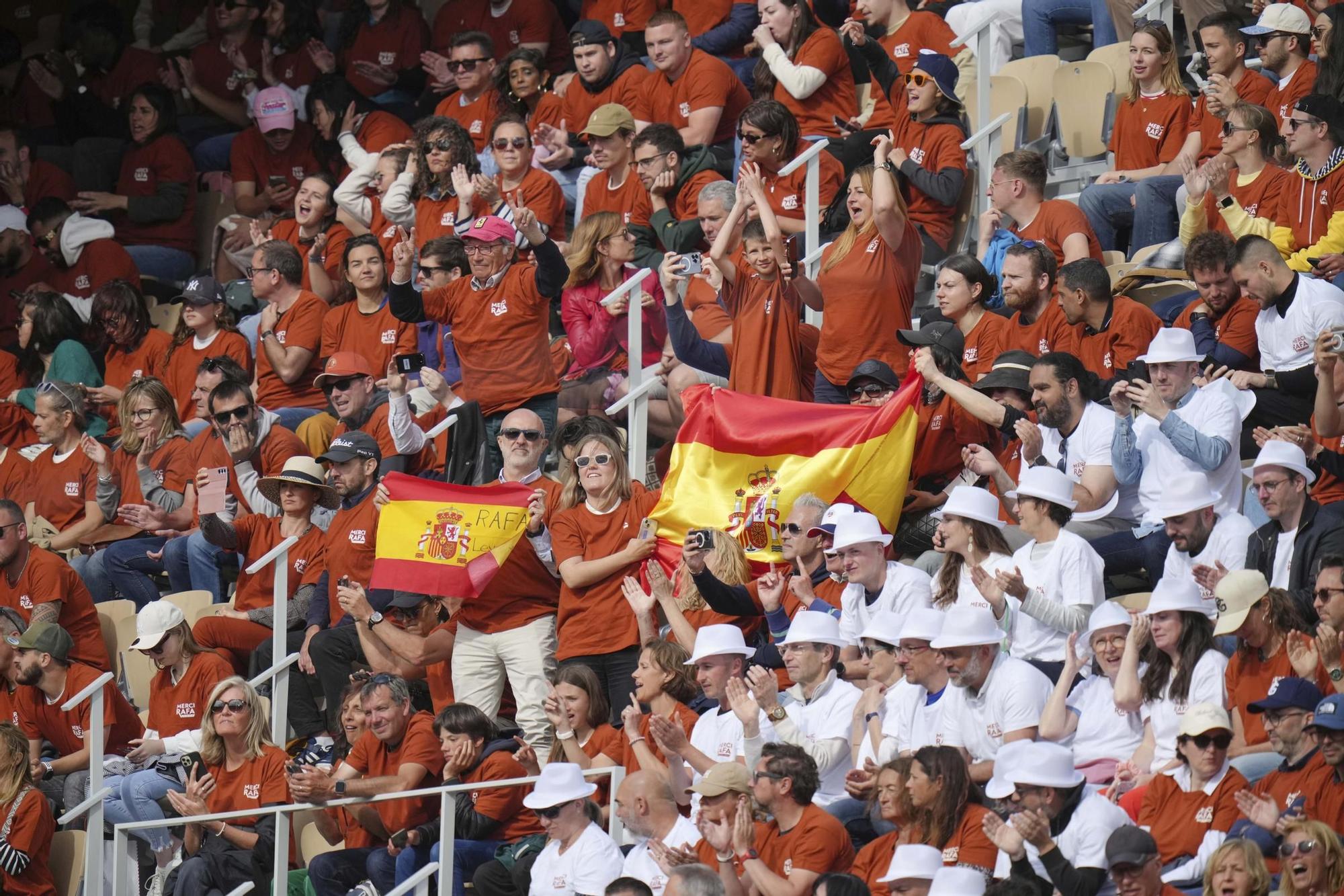 FOTOS | Roland Garros homenajea a Rafa Nadal