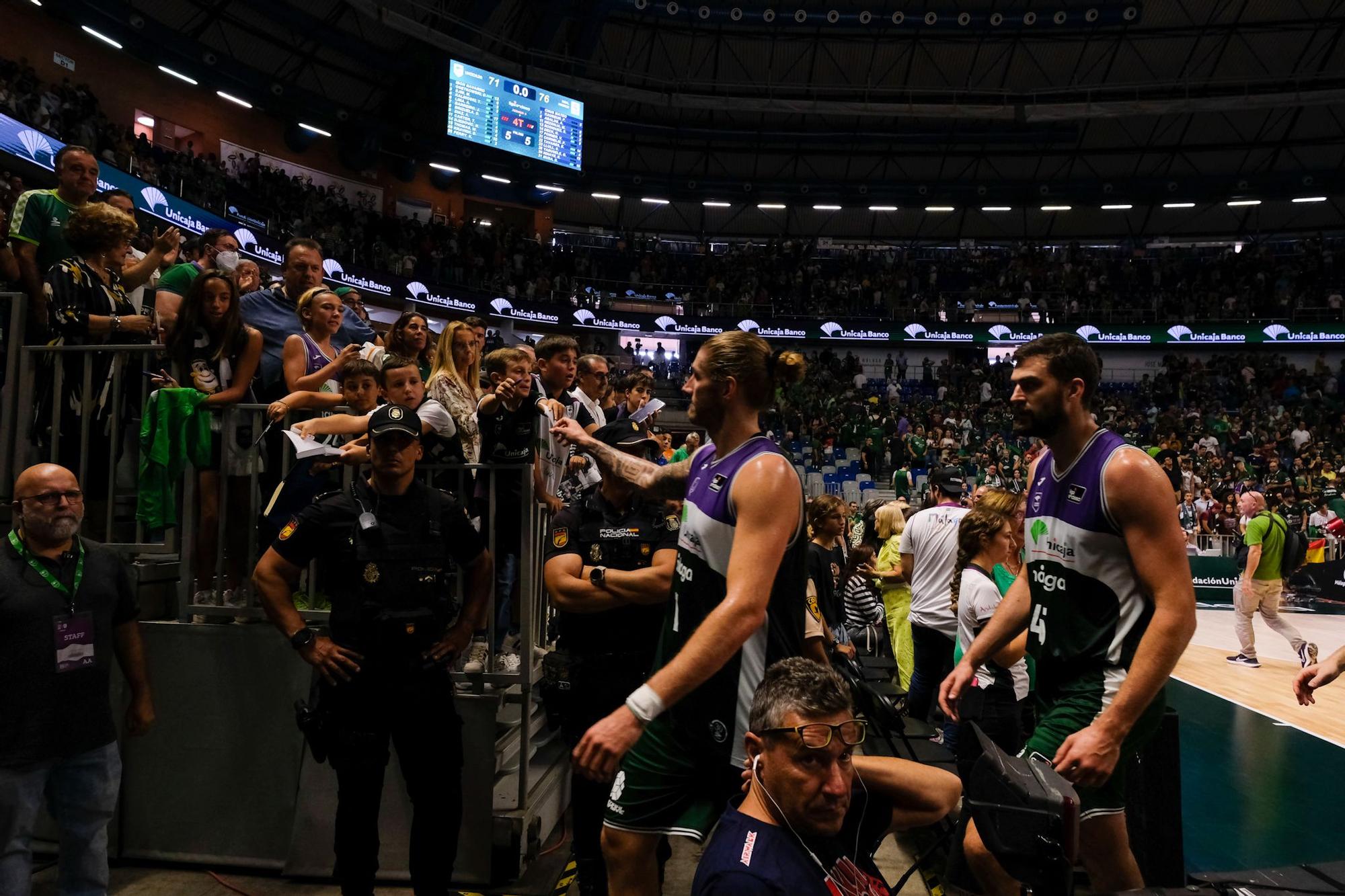 El Unicaja - Real Madrid de la Liga Endesa, en imágenes