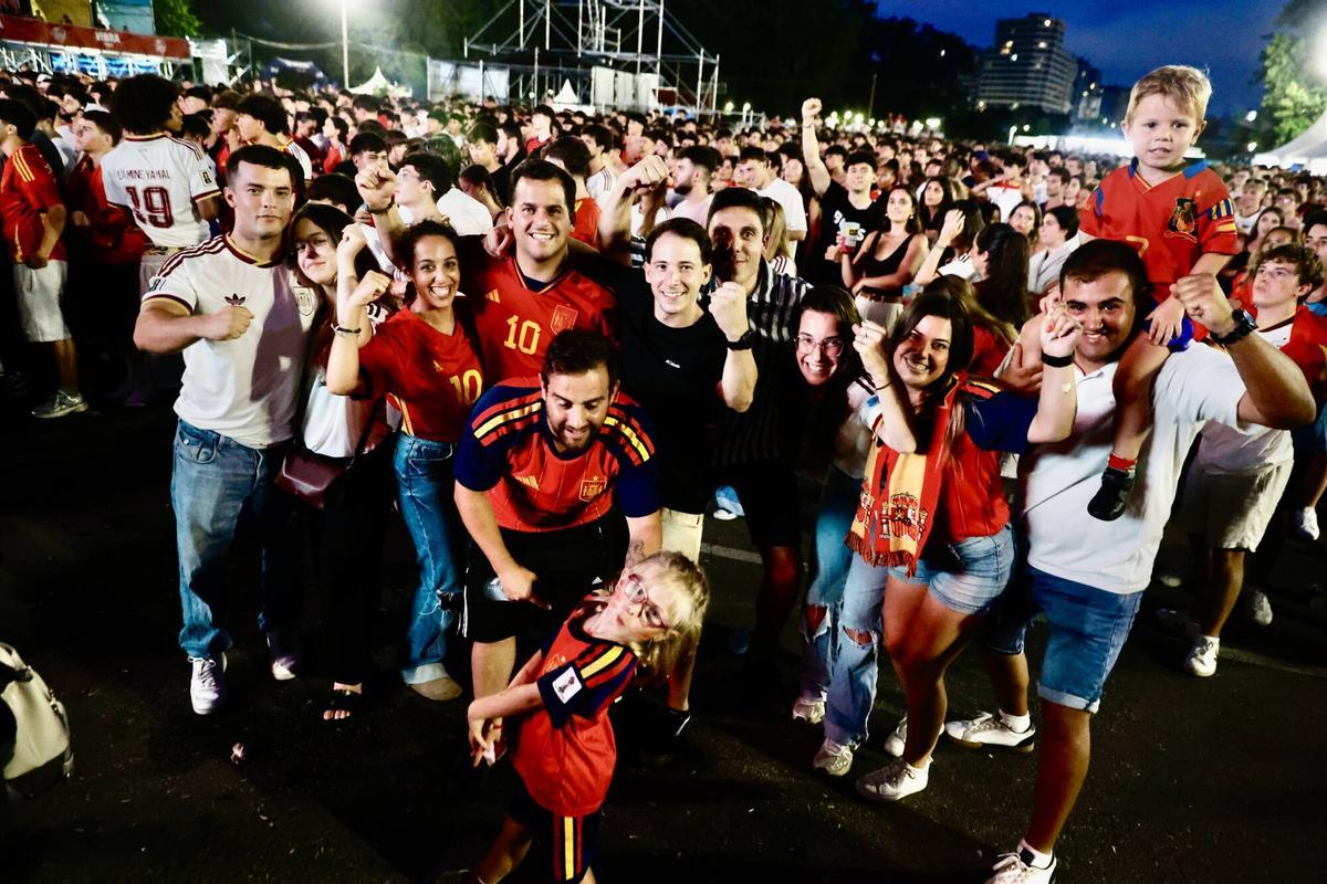 Así se vivió el partido de España contra Francia en Gijón Así se vivió el partido de España contra Francia en Gijón