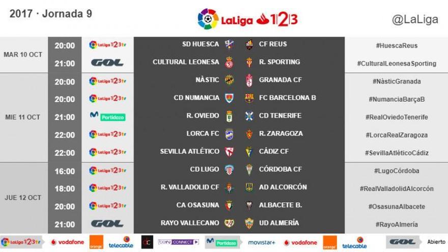 El Zaragoza jugará en Lorca el miércoles 11 a las 22.00 y recibirá a Osasuna el domingo 15 a las 20.30