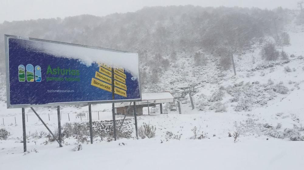 Ola de frío y nieve en Asturias