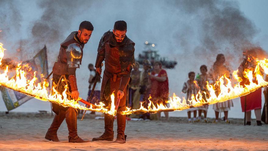 El Postiguet acogerá el Desembarco que rememora la lucha entre cristianos y piratas berberiscos