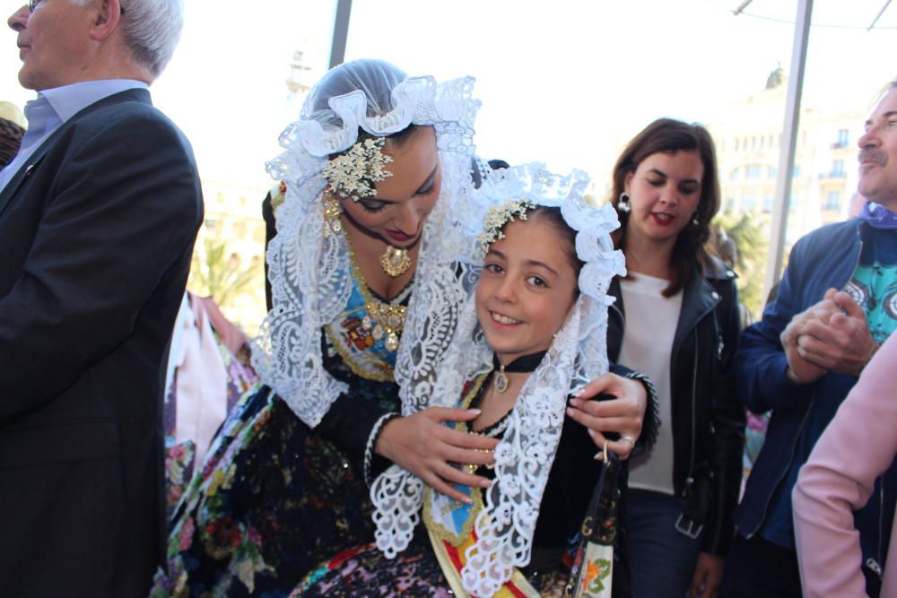 Las belleas Aleida González y Andrea del Caño