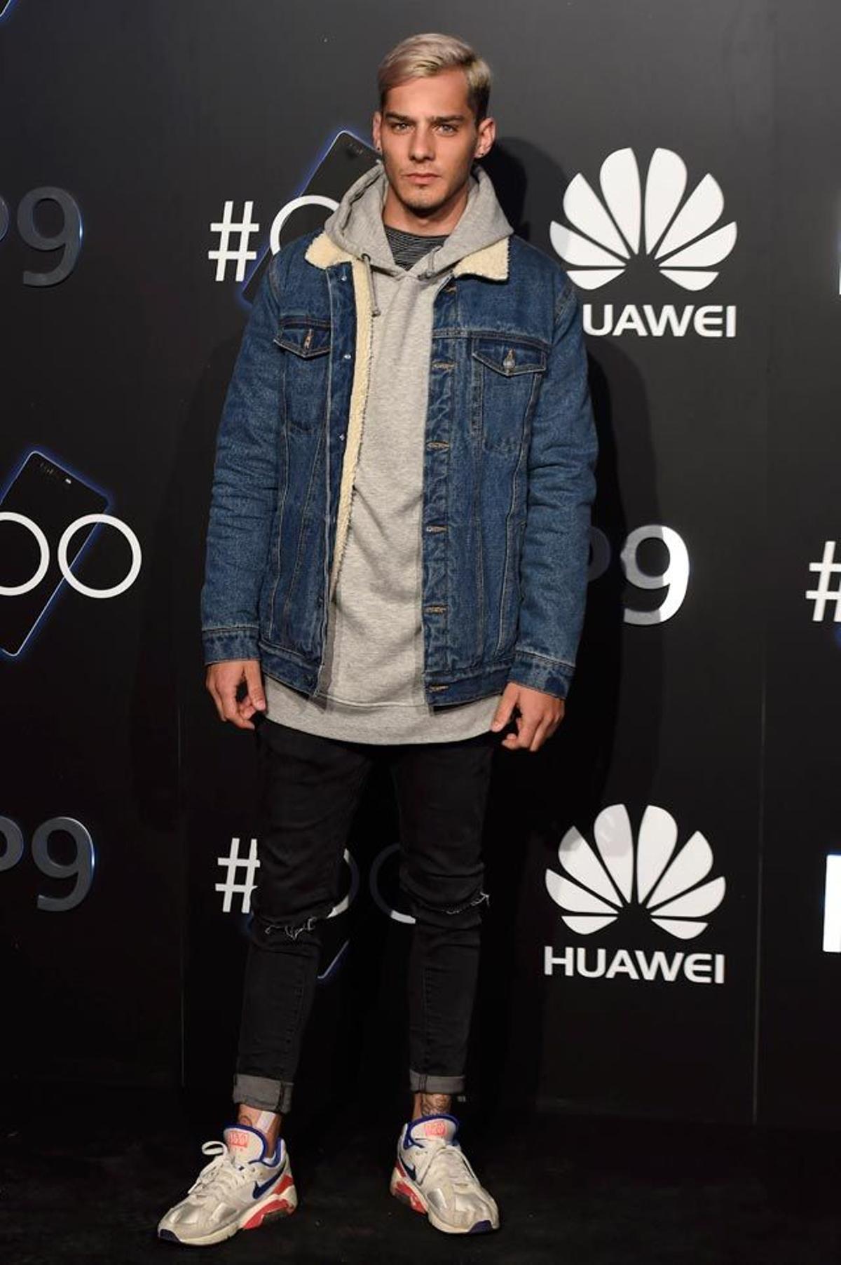 Joel Bosqued, en la fiesta de presentación del Huawei P9 en Madrid.