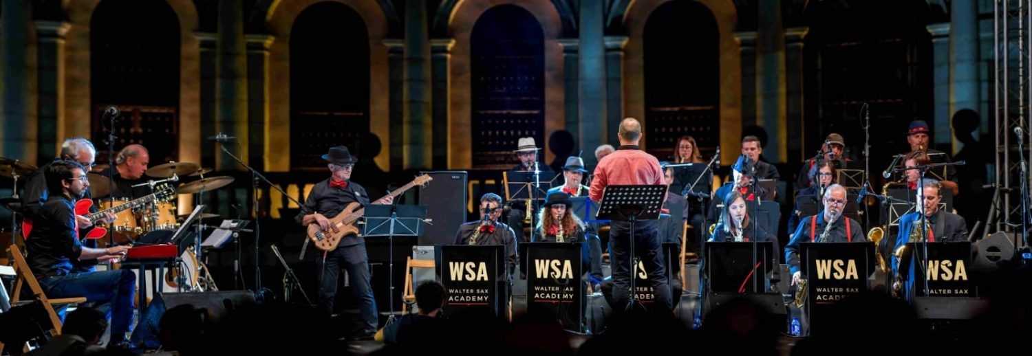 La Walter Sax Academy (WSA Big Band) en un concierto
