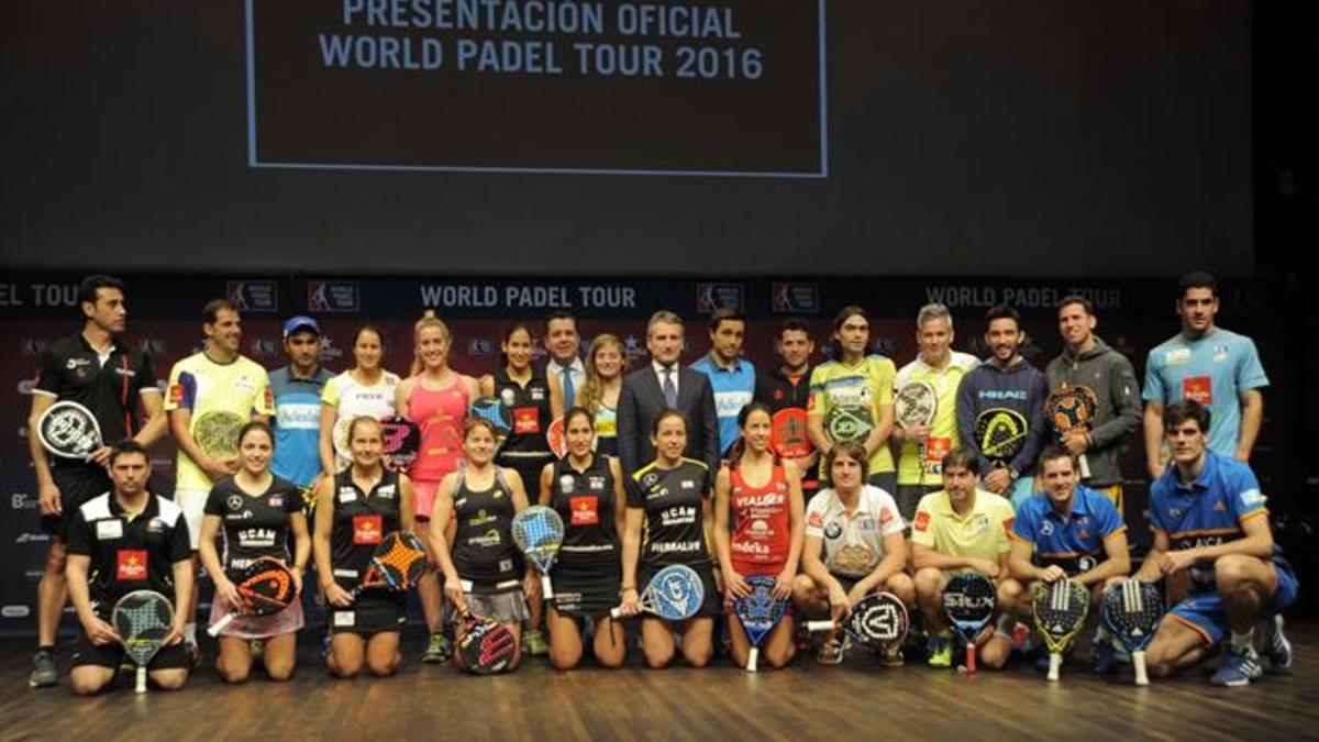 Los participantes de la cuarta edición del World Pádel Tour