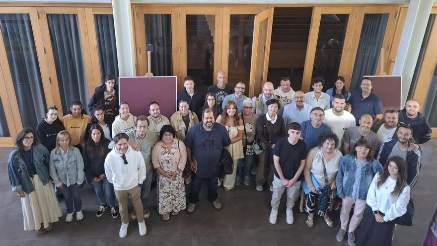 Foto de grupo tras una de las últimas formaciones de TEI en Galicia.