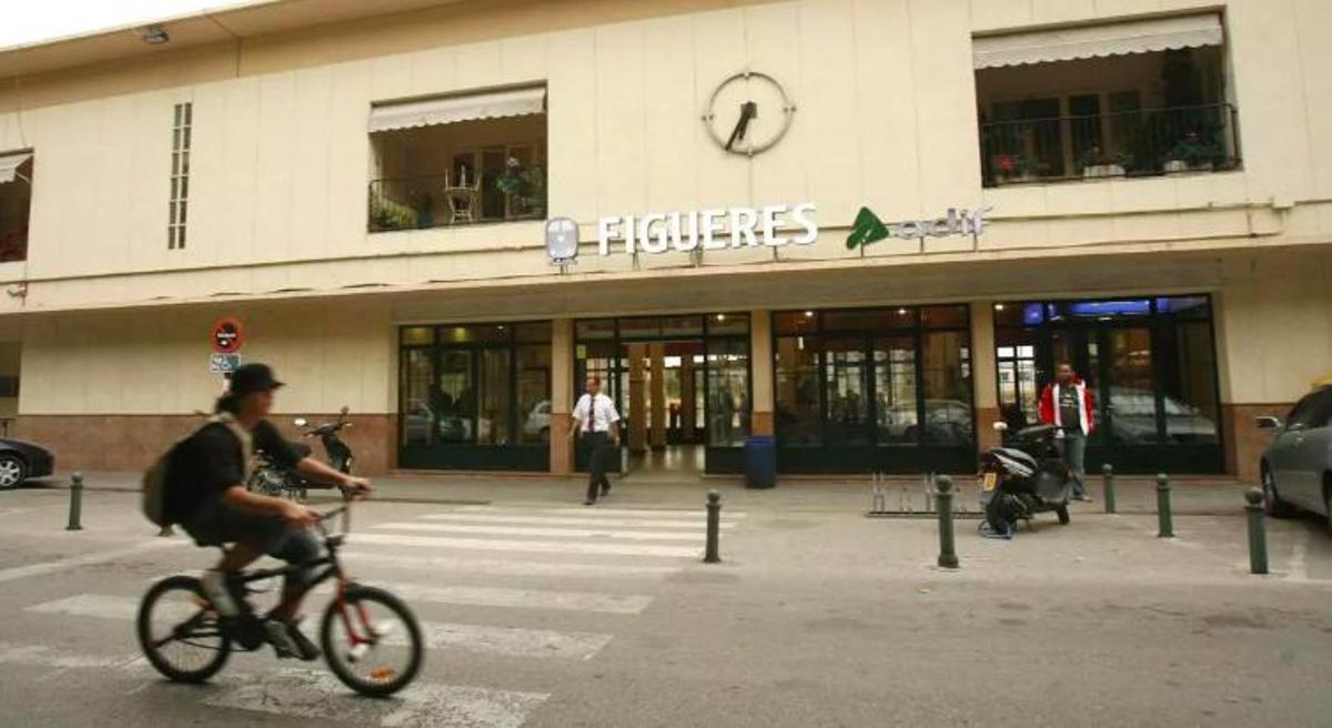 L'estacio de Figueres, en una imatge d'arxiu.