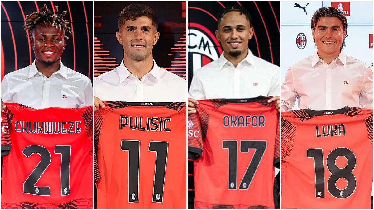Los cuatro delanteros que ha fichado el AC Milan
