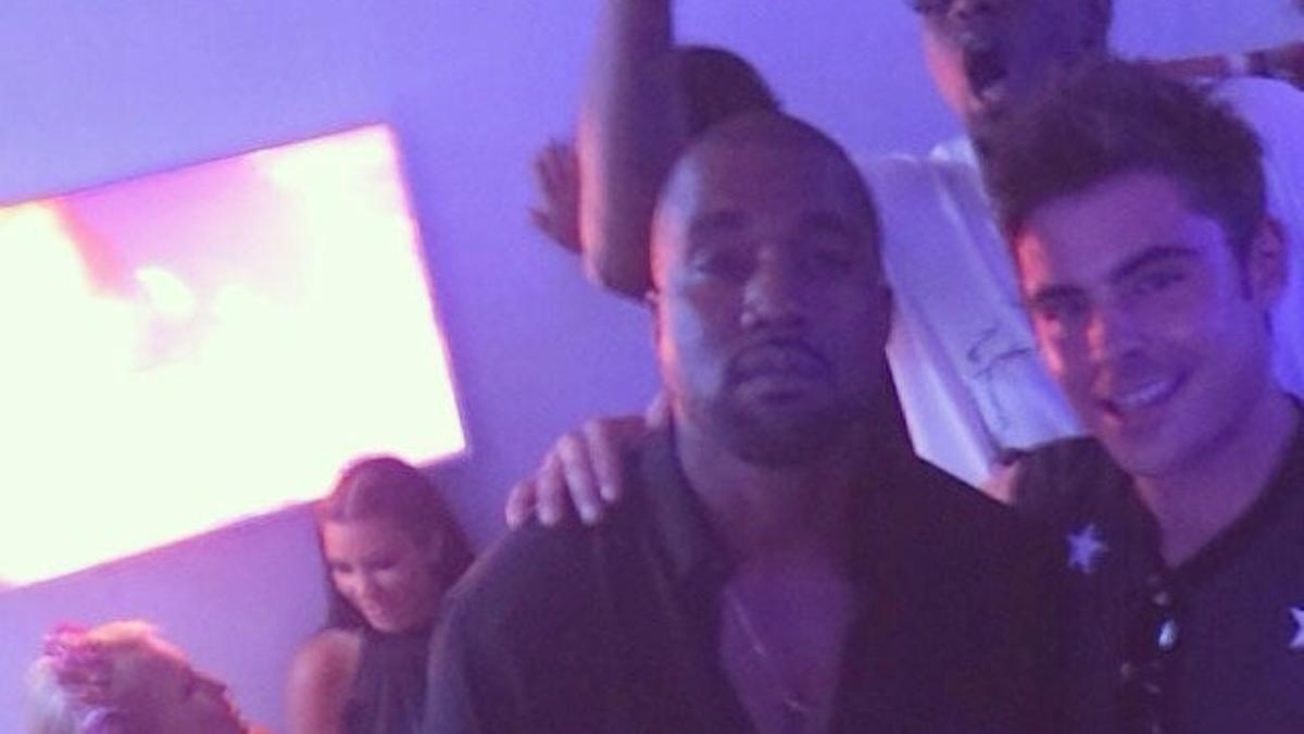 Paris Hilton, Kanye West y Kim Kardashian