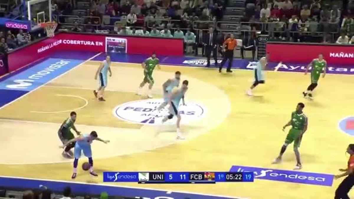 Resum del vídeo enviat pel Barça a l’ACB amb algunes de les accions que consideren perjudicials