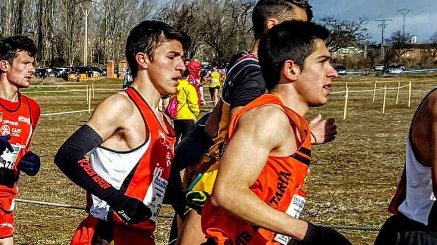 Francisco Alonso, en el Campeonato Regional de Cross.