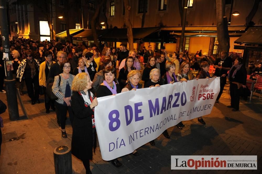 Manifestación en Murcia por el Día Internacional de la Mujer