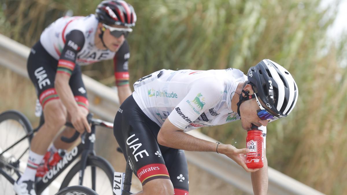 Juan Ayuso, en la duodécima etapa de la Vuelta Ciclista a España 2022