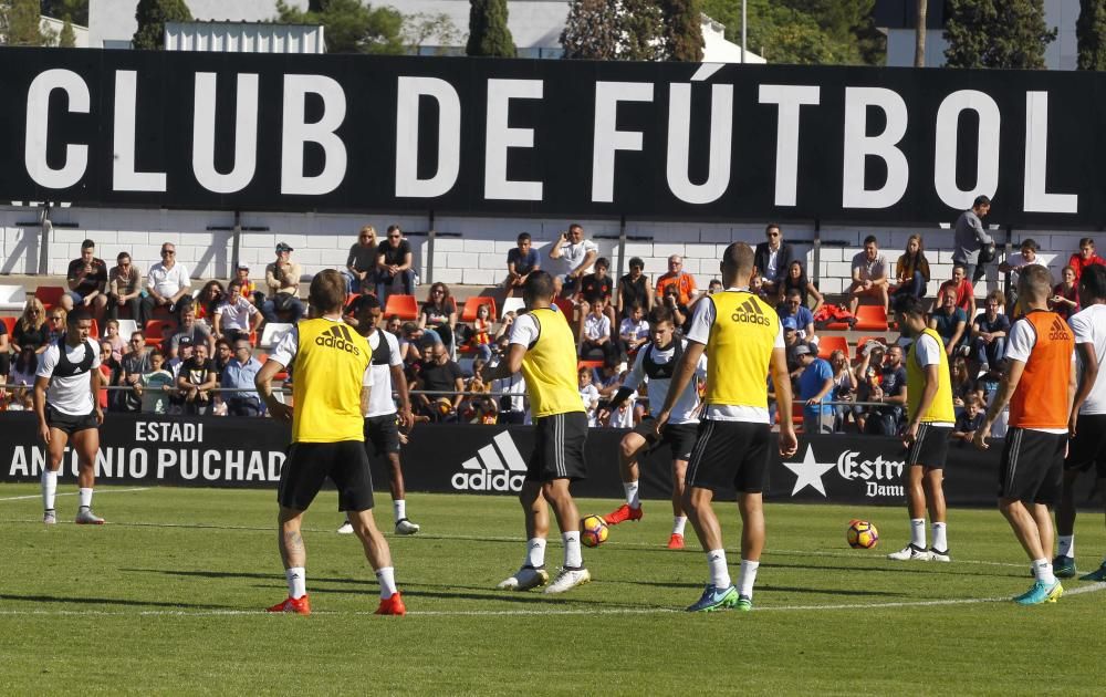 Espectacular entrenamiento del Valencia CF