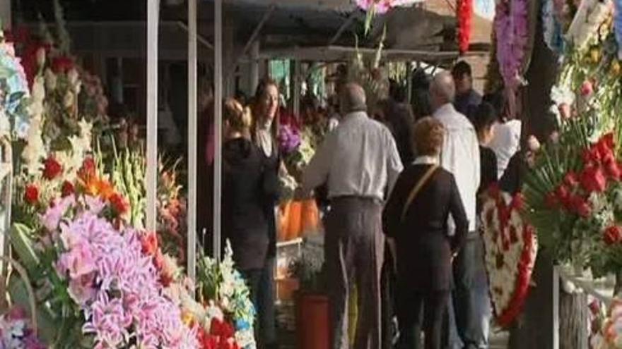 La crisis se nota a la hora de comprar flores para los difuntos el Día de todos los Santos