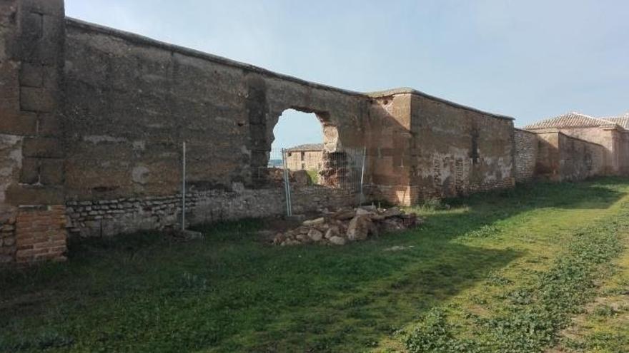La DPH invierte 250.000 euros en la restauración del muro exterior de la Cartuja de Las Fuentes