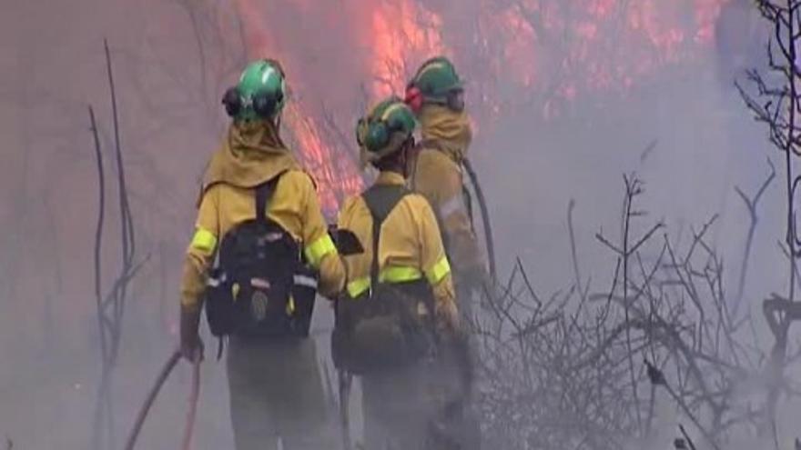 Extinguidos los incendios de Mijas y Almogía