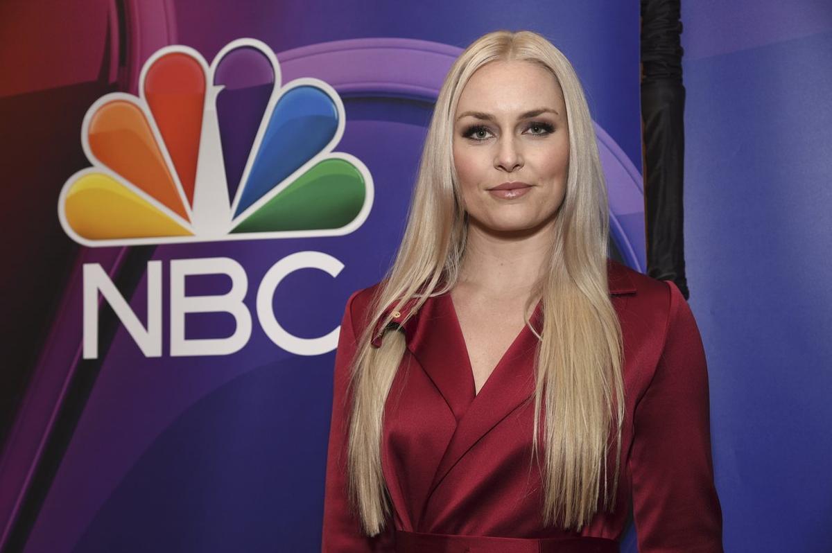 Lindsey Vonn attends the NBC 2019/2020 Upfront at The Four Seasons New York on Monday, May 13, 2019. (Photo by Evan Agostini/Invision/AP)