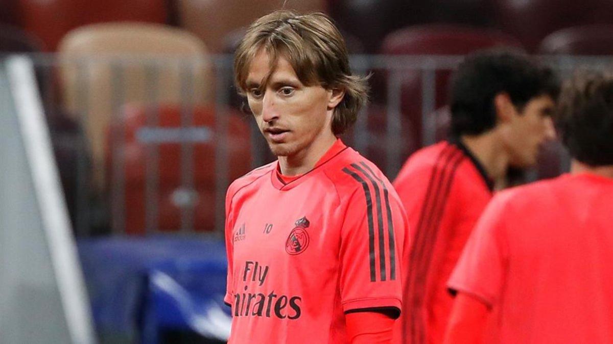 Modric también descansa en Moscú, es suplente