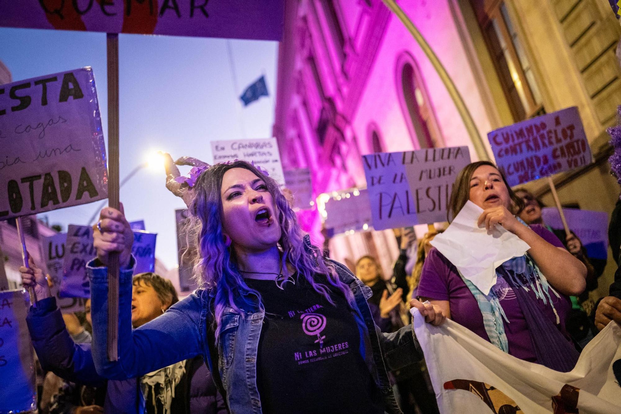 Manifestación del 8M en Santa Cruz