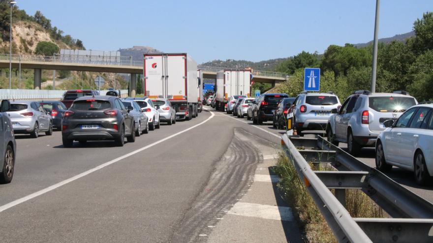 L&#039;AP-7 registra aquest diumenge a la tarda les principals retencions de l&#039;operació tornada