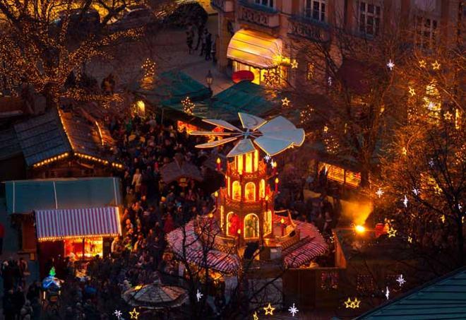 Mercado Medieval en los alrededores de la Plaza Odeón