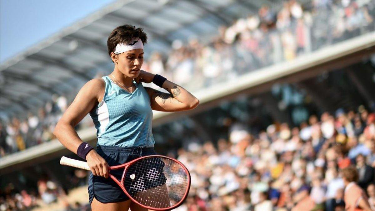 Bolsova jugó su último partido en la Simonne-Mathieu