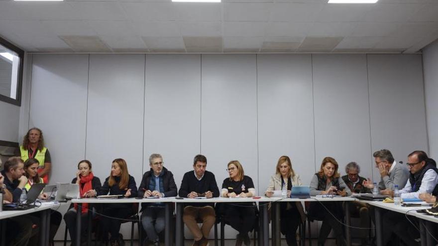 El Centro de Emergencias valenciano no levanta actas de sus reuniones, pero las graba y la Generalitat guarda los audios