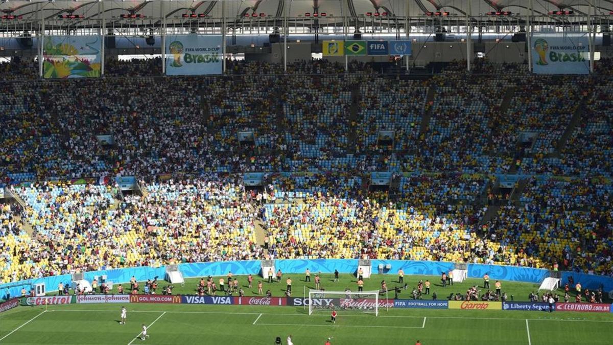 Imagen del estadio de Maracaná durante la final del Mundial de Brasil