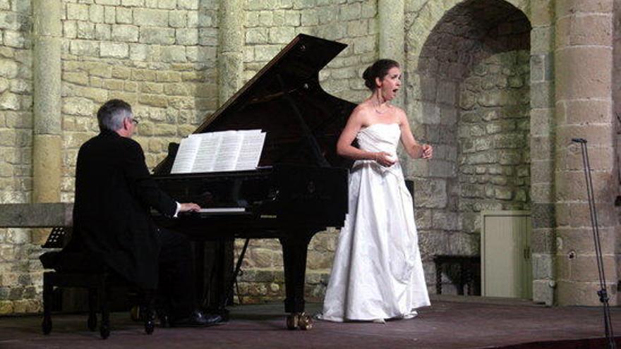 La soprano Juliane Banse acompanyada al piano per Wolfram Rieger