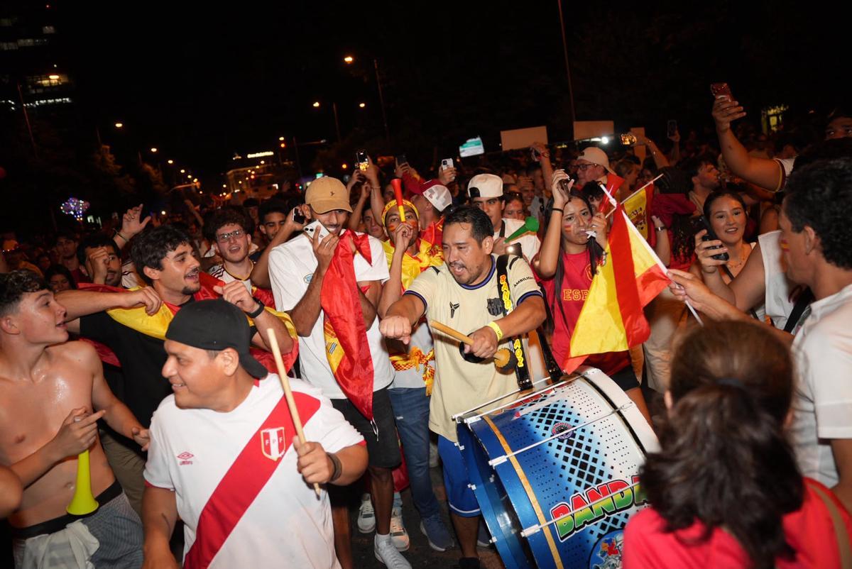 La celebración en Madrid del segundo Mundial ganado por España, en imágenes La celebración en Madrid del segundo Mundial ganado por España, en imágenes