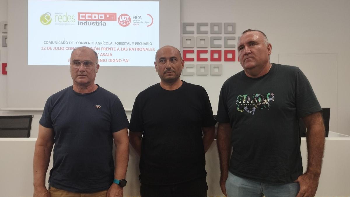 Enrique Bruna, Ramón Inarejos y Juan Antonio Montesinos.