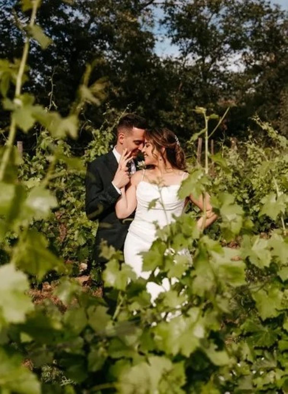 Foto de los novios.