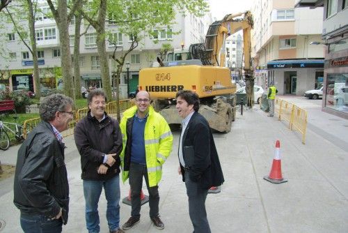 Comienza la reforma de la plaza de As Conchiñas