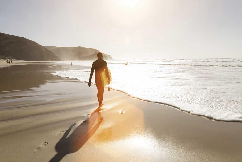 Atardecer en la playa de Amado, a un par de kilómetros del pueblecito de Carrapateira.