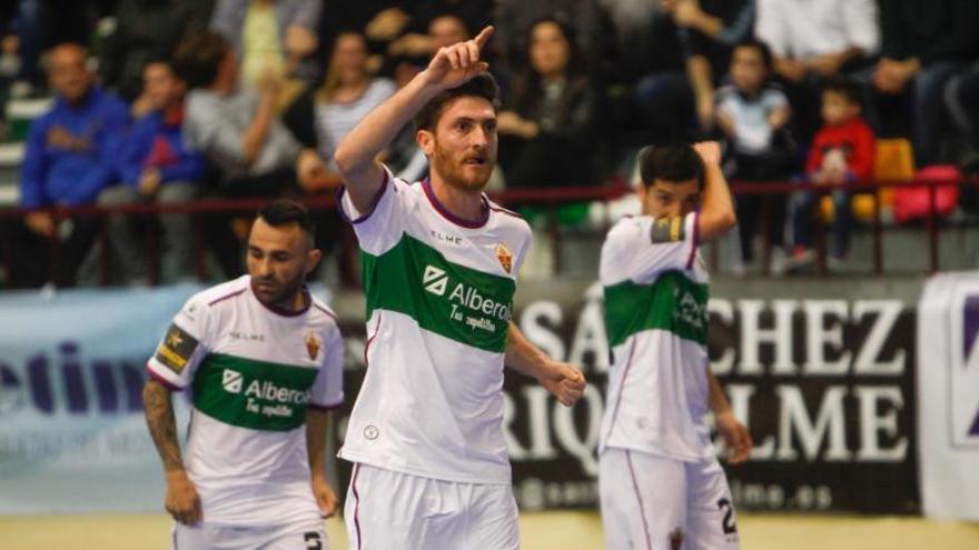 Pitu celebra uno de los goles marcados esta temporada