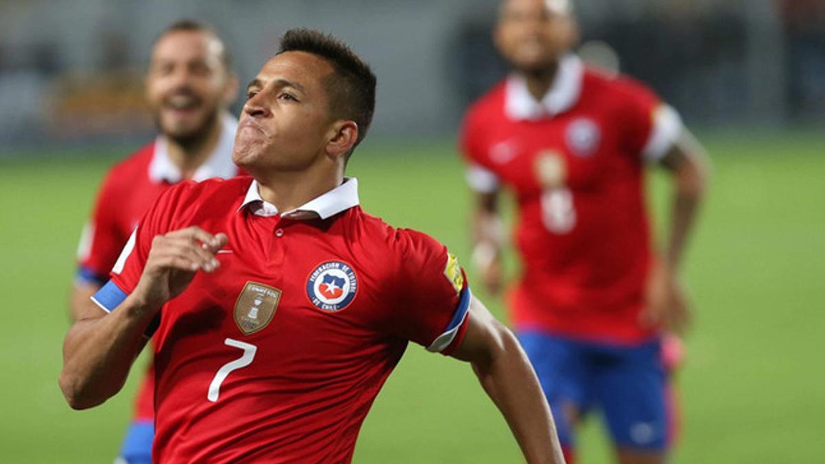 Alexis Sánchez logró dos de los cuatro goles de Chile