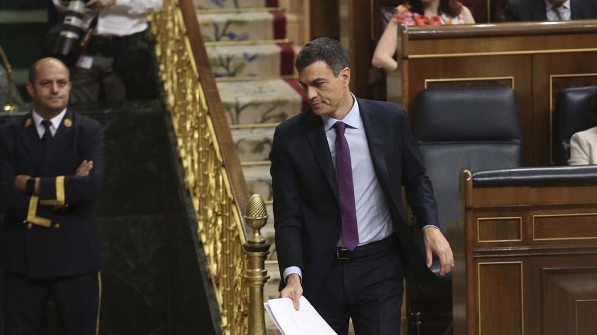 Pedro Sánchez comparece en el pleno del Congreso de los Diputados