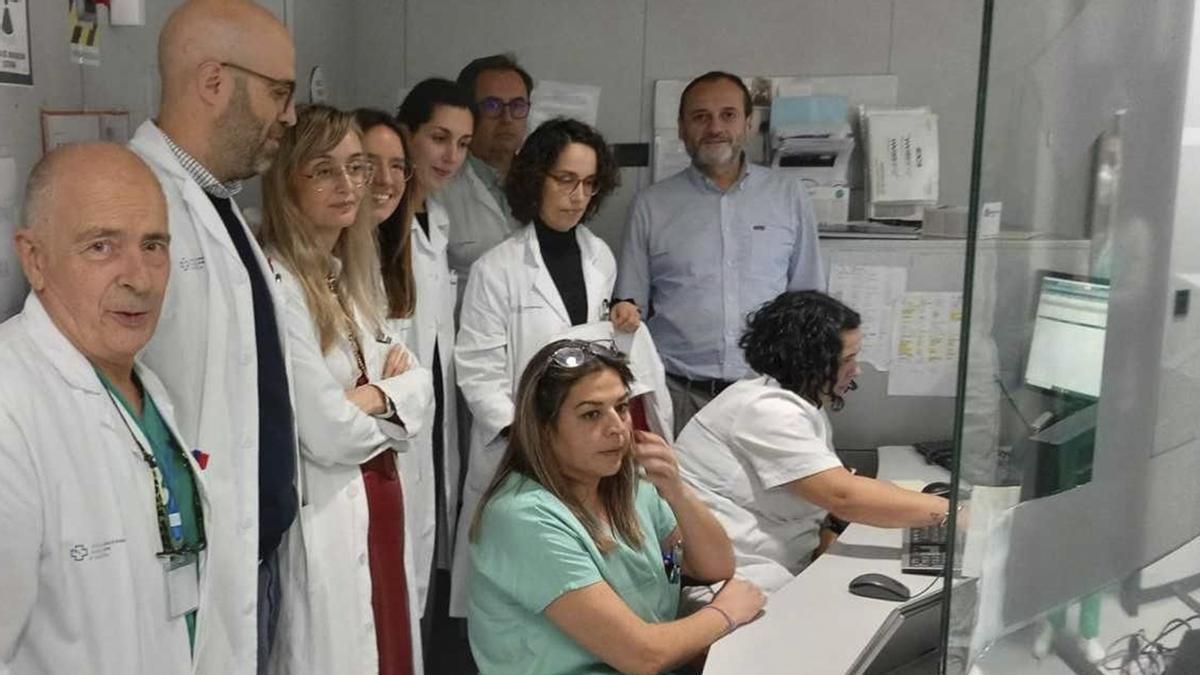 Equipo que participó en noviembre en la nueva técnica de ablación cardíaca con radioterapia