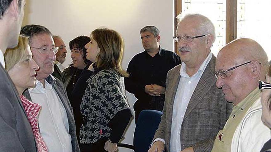 Acto de presentación del proyecto de la balsa celebrado en 2008.