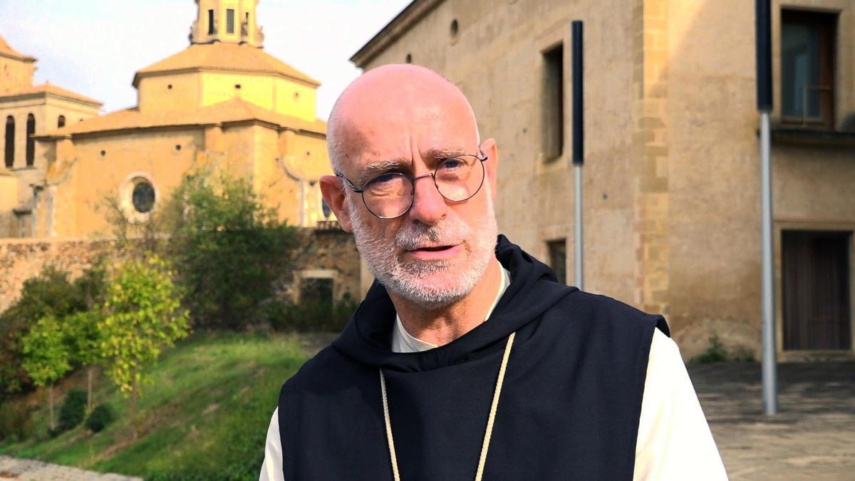 El abad de Poblet, Octavi Vilà, explica el asalto que han sufrido en el archivo Tarradellas