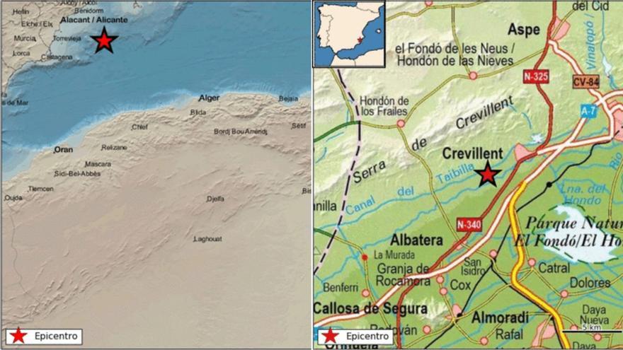 Segundo terremoto en las últimas horas en la provincia de Alicante