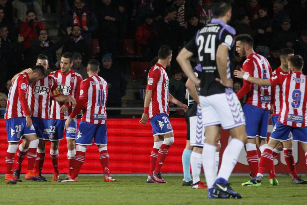 Les imatges del Girona-Valladolid (2-1)