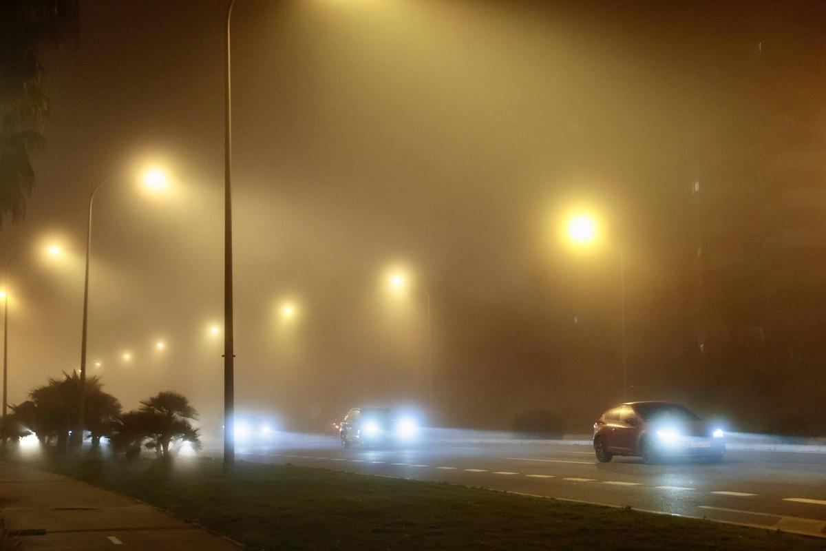Las imágenes de la niebla en Mallorca