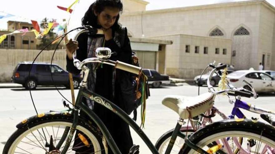 Waad Mohammed protagoniza &#039;La bicicleta verde&#039;.