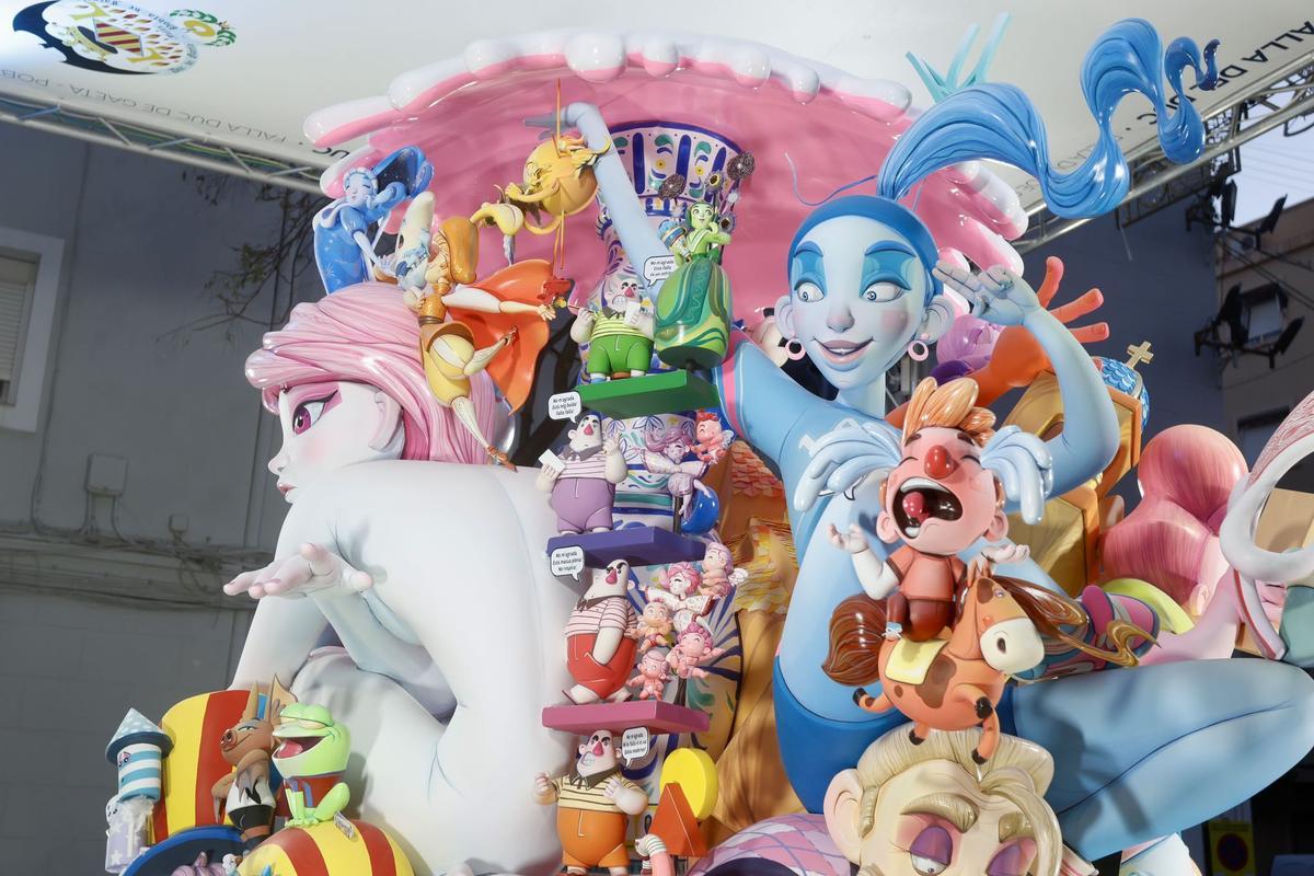 De viaje por la falla infantil de Duque de Gaeta