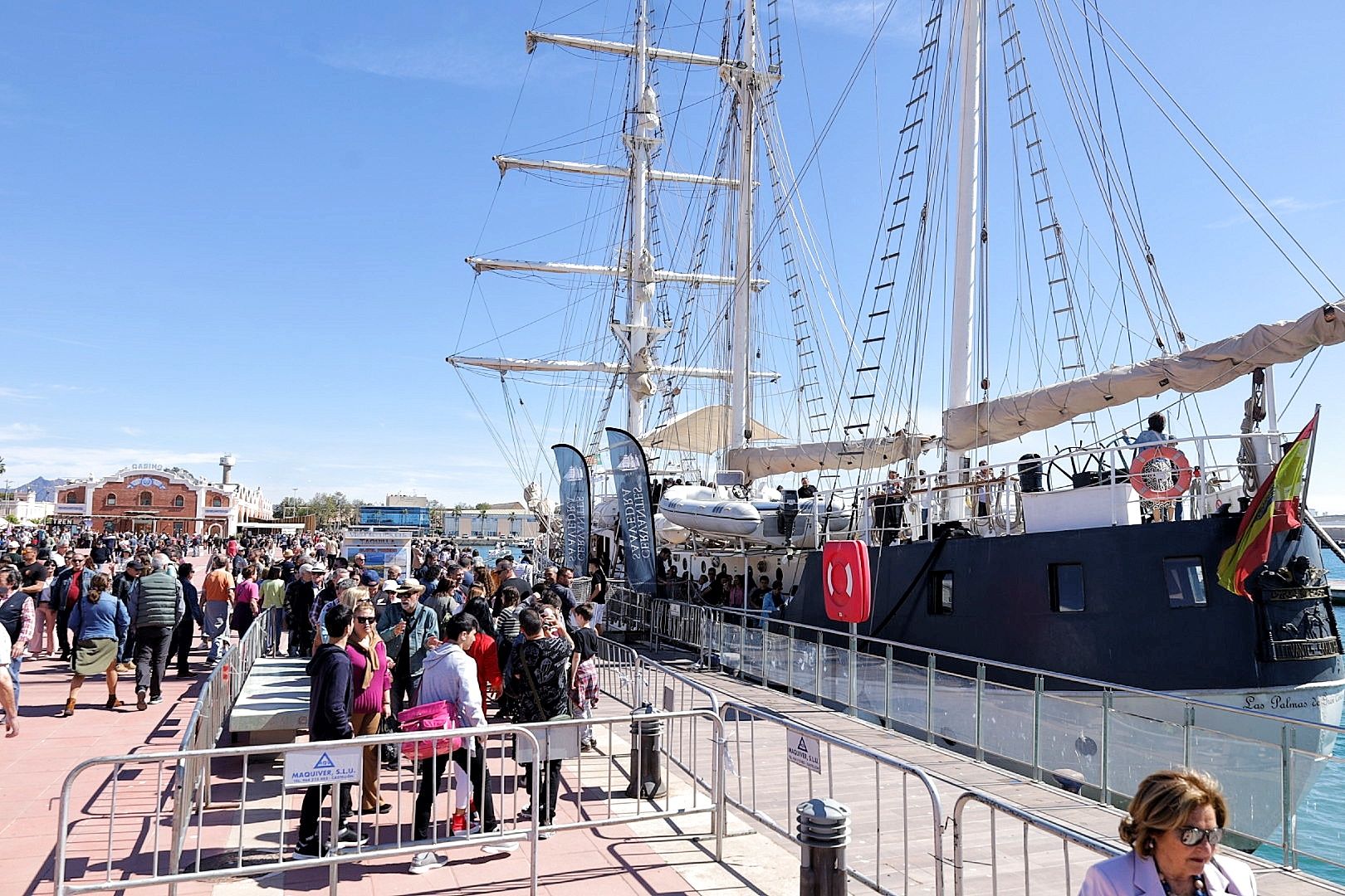 Escala a Castelló en la plaza del Mar, el pasado año.