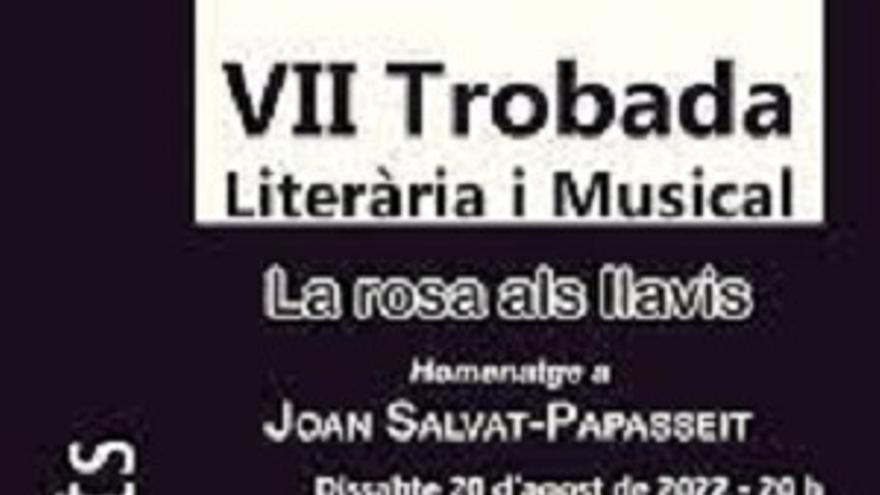 VII Trobada Literaria y Musical La rosa als llavis