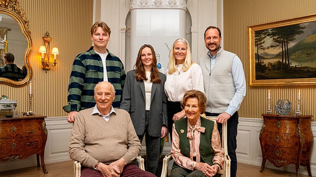 La familia real noruega.